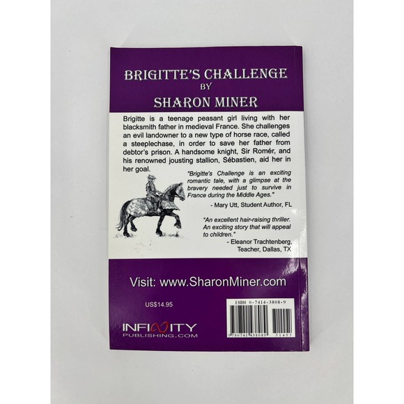 Brigitte's Challenge by Sharon Minor 2007 AUTOGRAPHED Paperback Book - Picture 4 of 4